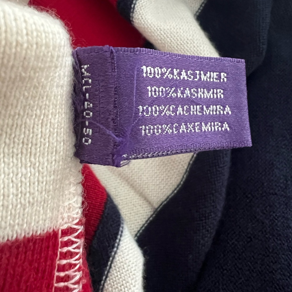 VTG Ralph Lauren Purple Label maxi dress Italy 100% Cashmere M Runway Y2K - Picture 4 of 14